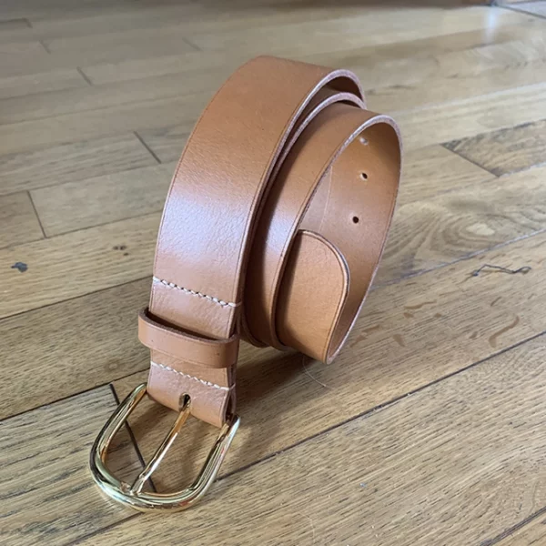 CEINTURE fauve 34 mm