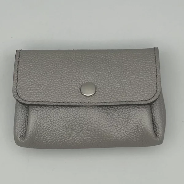 Porte-monnaie L'ESSENTIEL gris métallisé