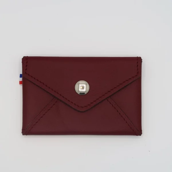 Porte-monnaie Le MINIMALISTE bordeaux