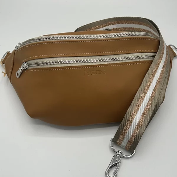 Sac BANANE camel (marguerite)