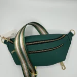 Sac BANANE vert grainé