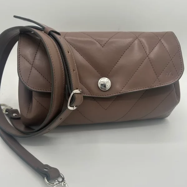 Sac Le PETIT ESSENTIEL matelassé marron chocolat