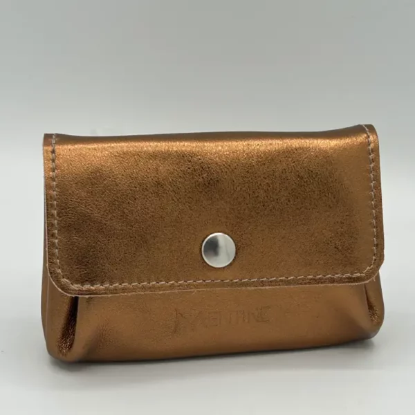 Porte-monnaie L'ESSENTIEL cuivré métallisé