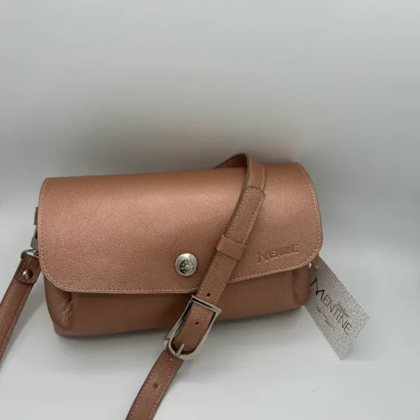 Sac Le PETIT ESSENTIEL cuivré rose métallisé